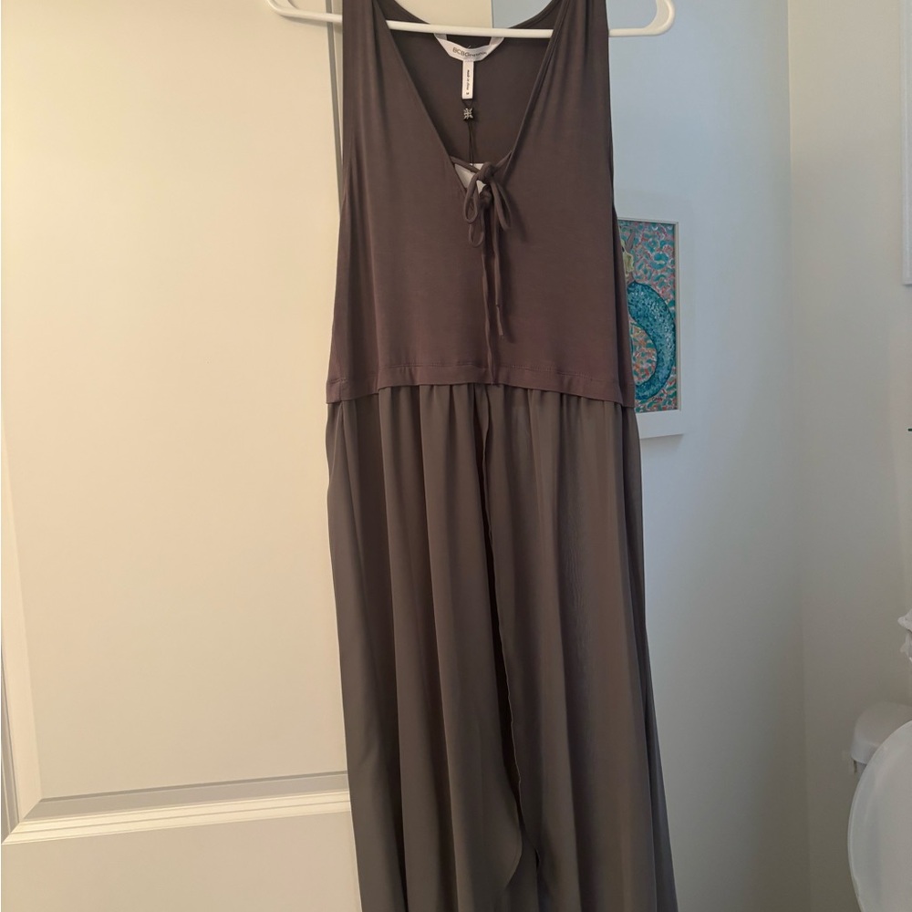 BCBGeneration Dark Moss Sleeveless Top